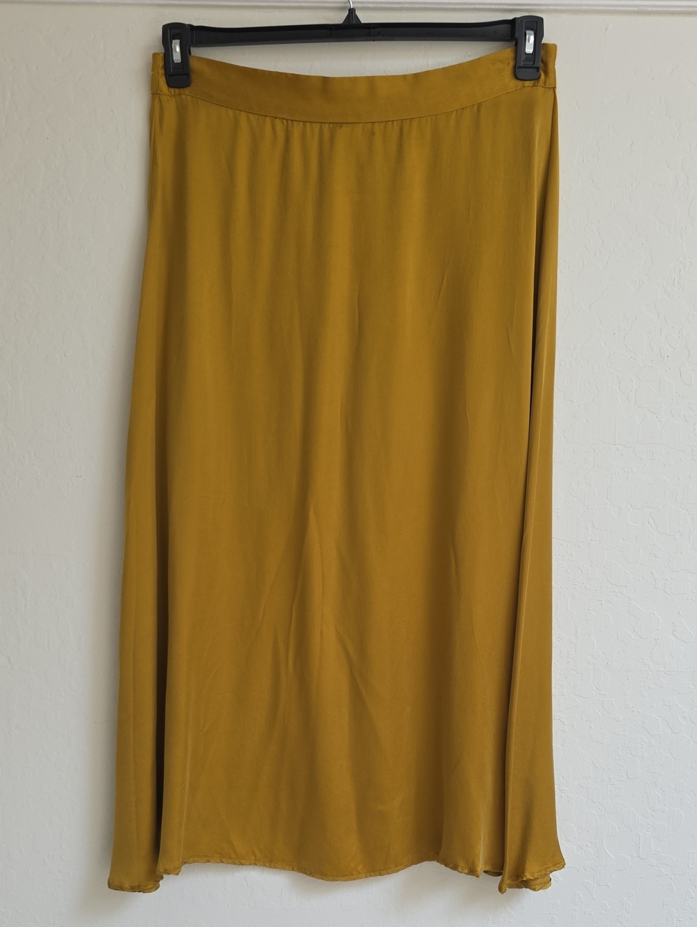 Amour Vert Golden Mustard Flow Maxi Skirt
